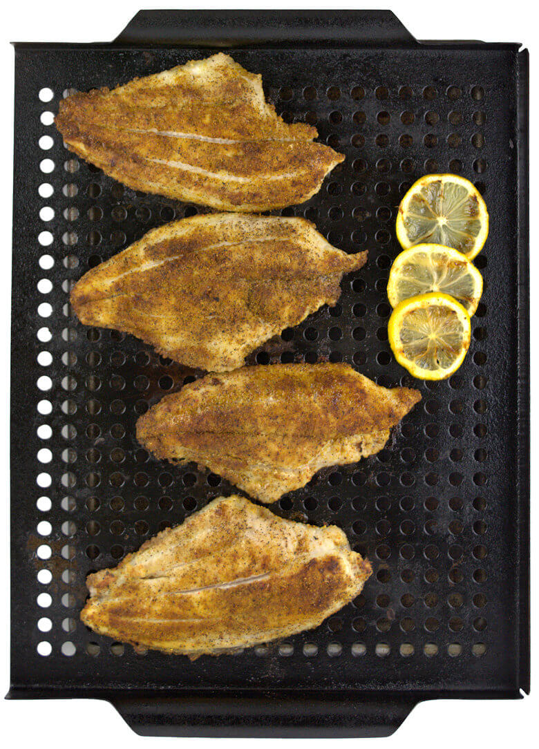 Picture of fish fillets with spice rub