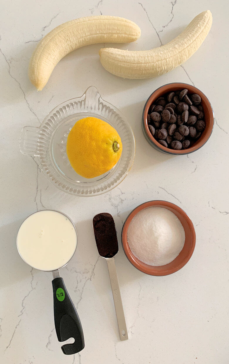 Ingredients Banana Chocolate Mousse