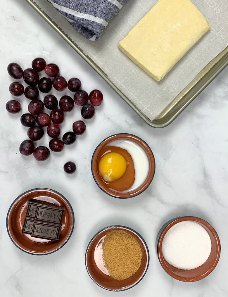 Ingredients Chocolate Grape Tarts