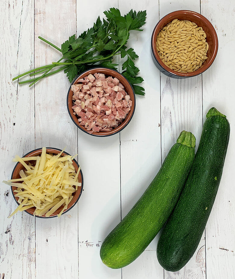 Ingredients Egg-free Zucchini Carbonara