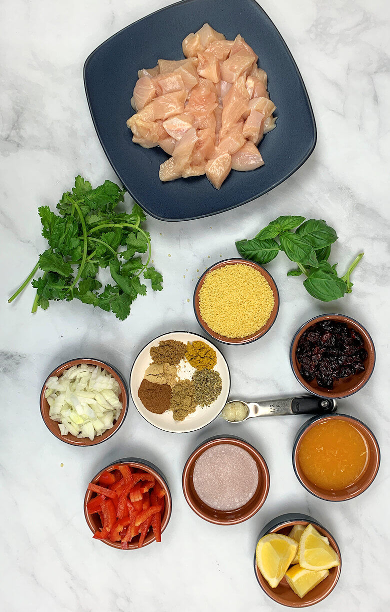 Ingredients Mediterranean Chicken Couscous