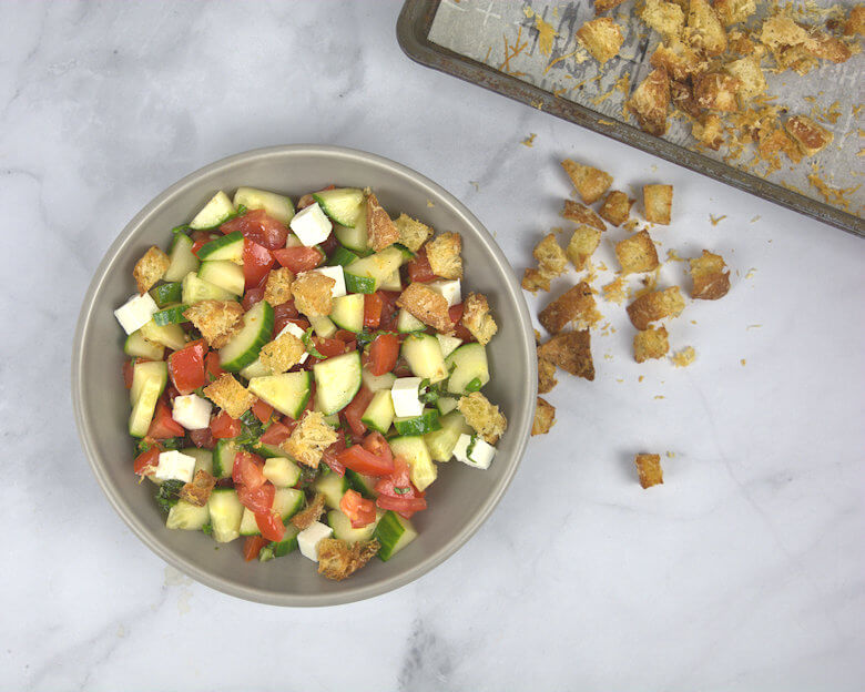 Picture of Panzanella with Cucumber and Feta
