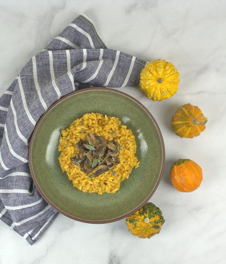 Picture of Pumpkin Risotto with Mushrooms