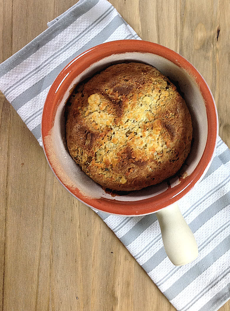 Picture of Sage Irish Whiskey Cheddar Soda Bread in baking dish