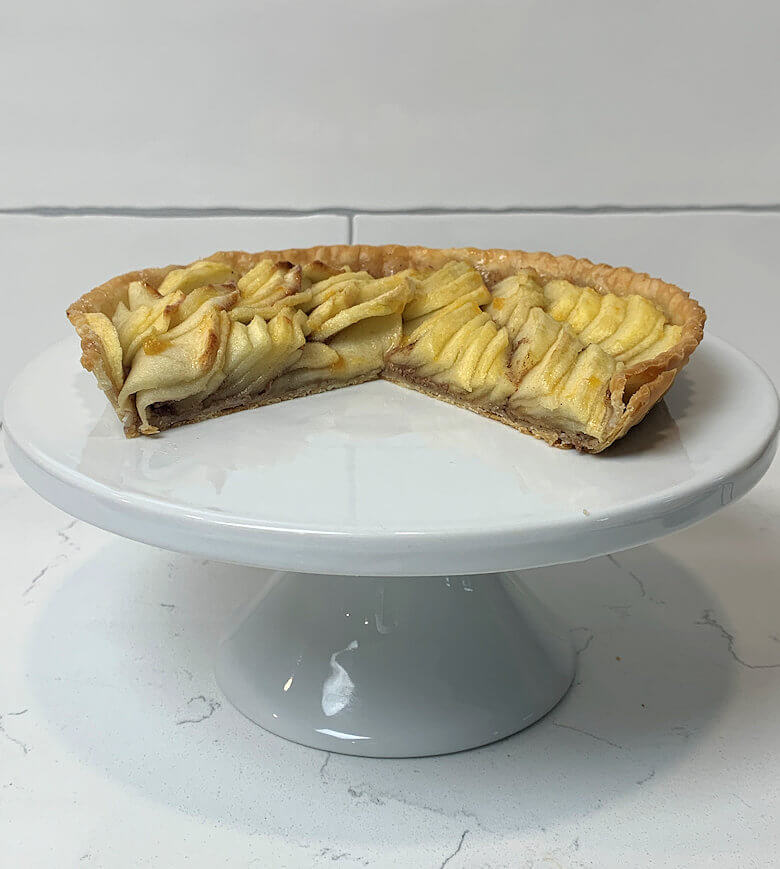 Cut Thin French Apple Tart