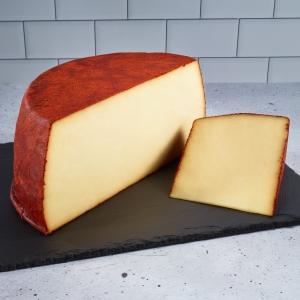 Picture of apple smoked cheddar cheese