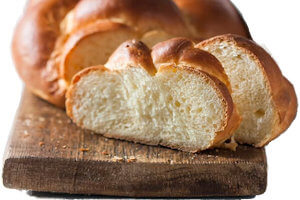 Picture of challah braided bread