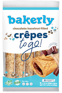 Picture of chocolate hazelnut filled crepes