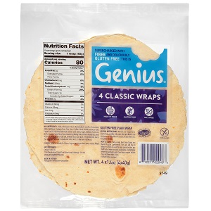 Picture of classic gluten free wraps