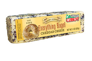 Picture of everything bagel cheddar cheese