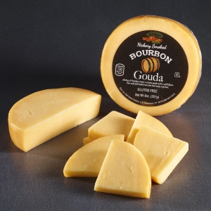 Picture of hickory smoked bourbon gouda