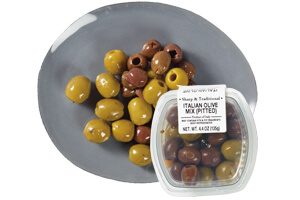 Picture of italian pitted olives mix