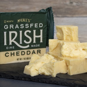 Picture of mccall's 12 month grassfed cheddar cheese