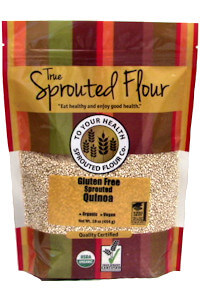 Picture of organic sprouted quinoa