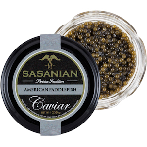 Picture of paddlefish caviar
