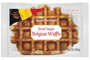 Picture of pearl sugar belgian waffles