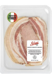 Picture of porchetta roasted & sliced