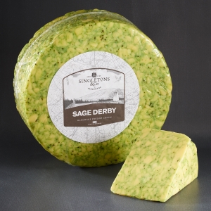 Picture of sage derby cheese