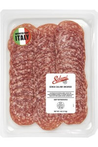 Picture of genoa salami sliced