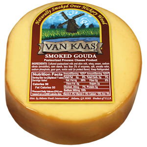 Picture of smoked gouda cheese