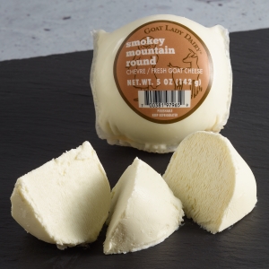 Picture of smokey mt round goat cheese