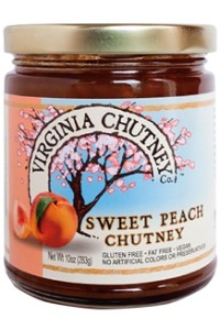 Picture of sweet peach chutney